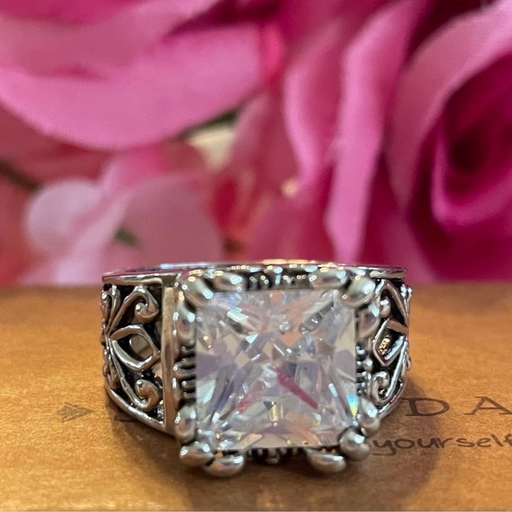 Silpada ‘Uptown’ Cubic Zirconia Sterling Silver Ring R0981